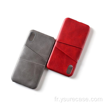 Ysure Card Slot Avec Etui Téléphone Coque Arrière